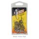 Double Cross Jig Head-NIckel 1/32oz 25pk