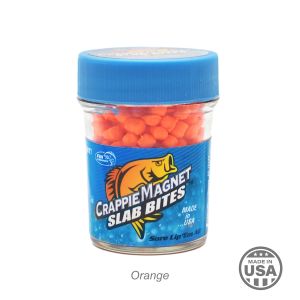 Crappie Magnet Slab Bites-Orange