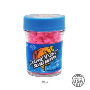 Crappie Magnet Slab Bites-Pink